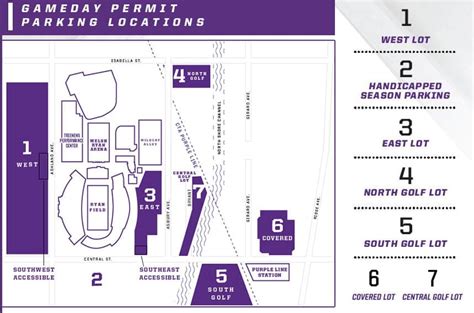 The Northwest Garage offers permit parking only and is located on The Ohio. . Northwestern football parking pass